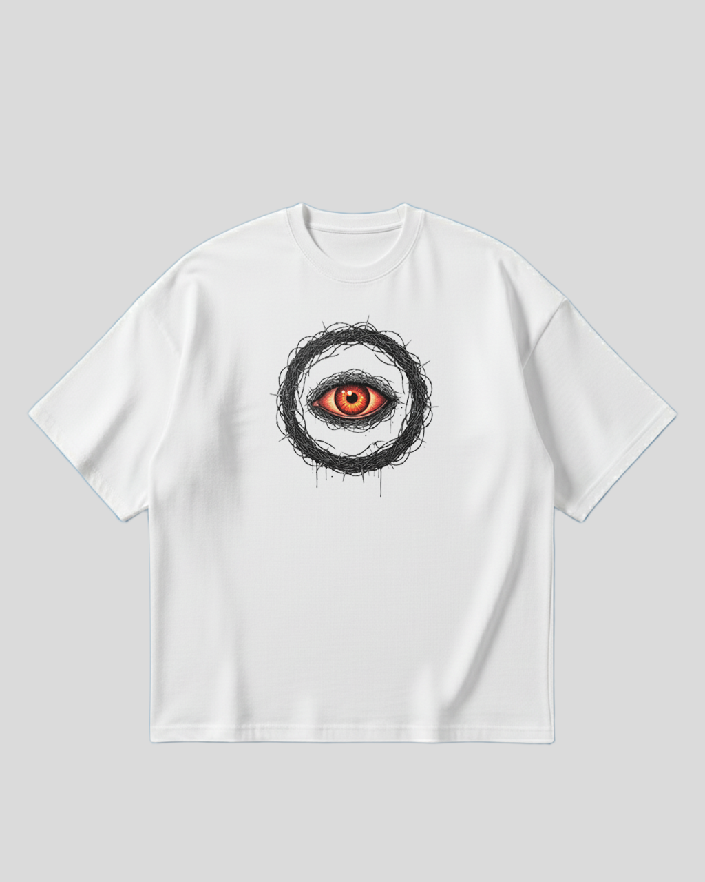 Grim Gaze Oversized T-Shirt